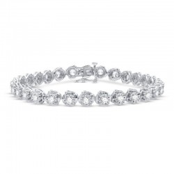 Diamond Bracelet 3 ct tw 10K White Gold 75